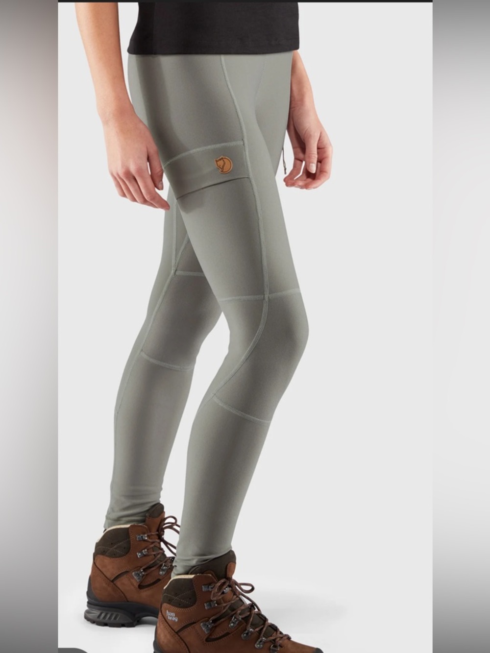Fjallraven Abisko trail tights gray leggings
